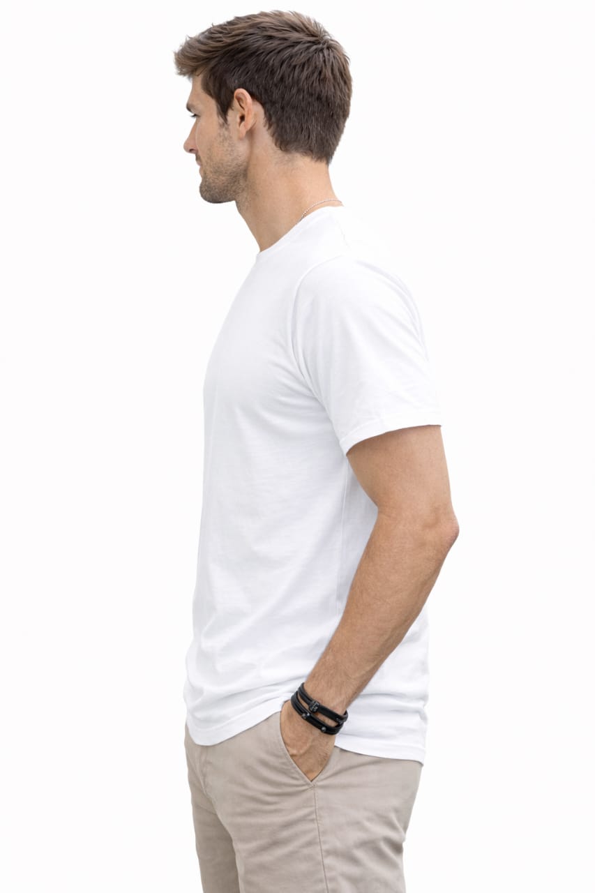 Alpherse Anime Duo Back Print T-Shirt – Cotton White Edition