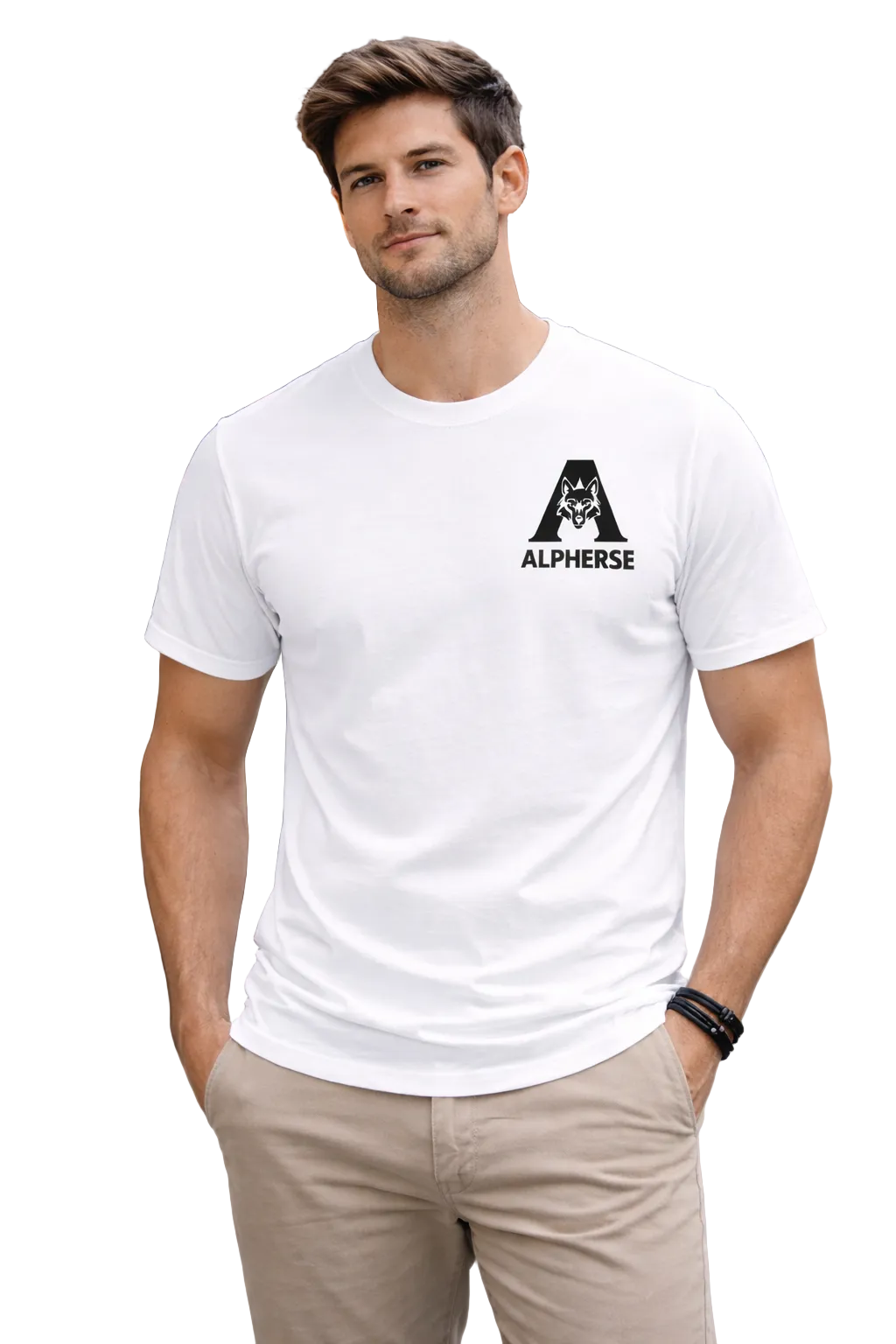 Alpherse Brand minimal Cotton Tshirt