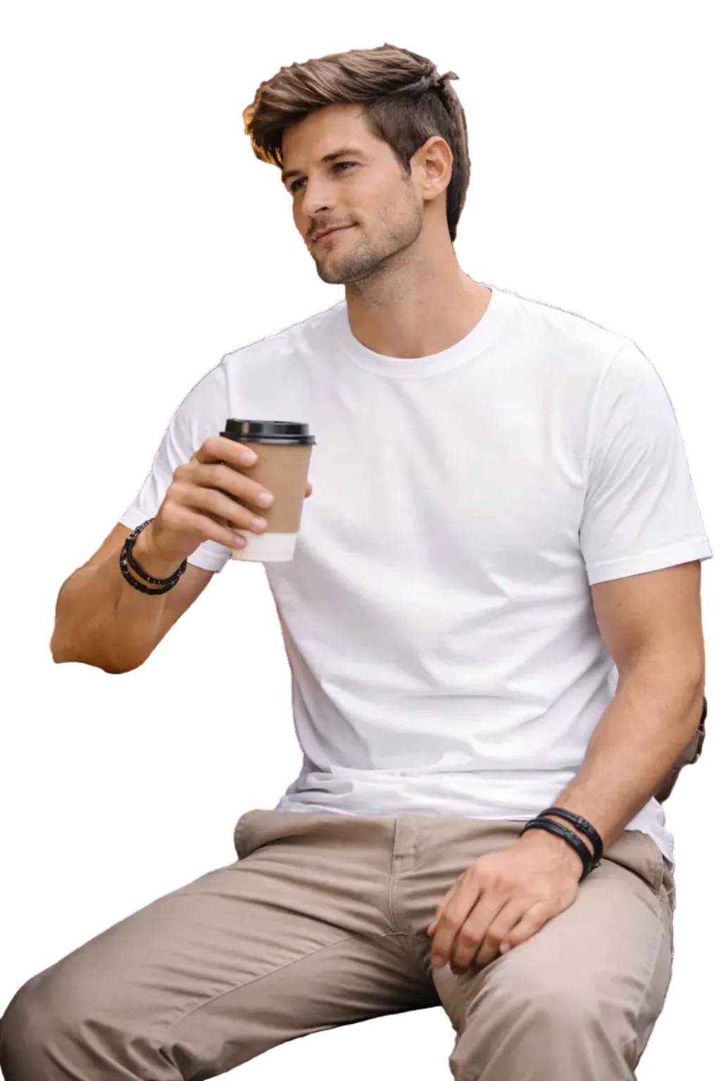 Alpherse Brand minimal Cotton Tshirt