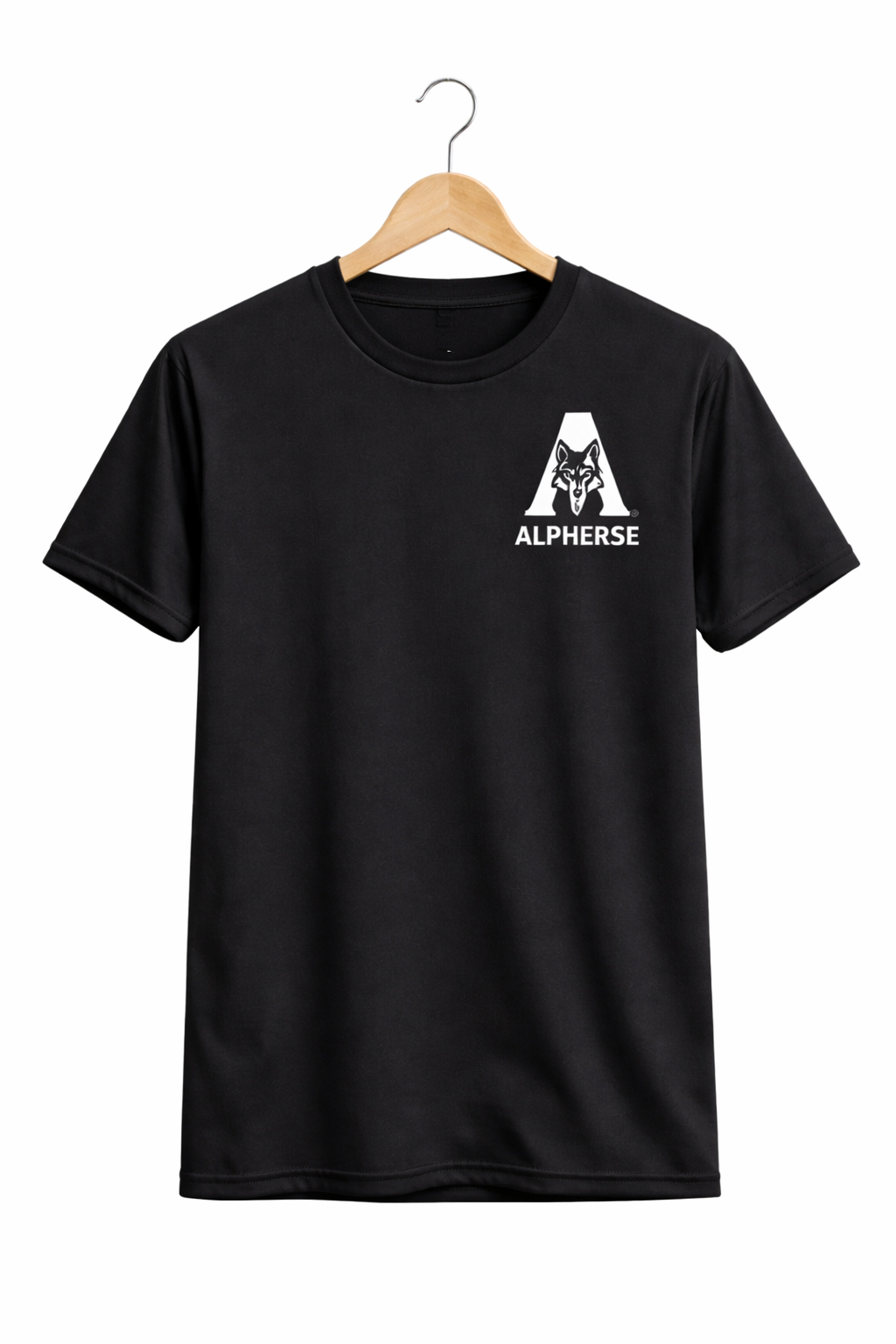 Alpherse Branded Minimal Polyester T-Shirt – Premium Activewear Fit