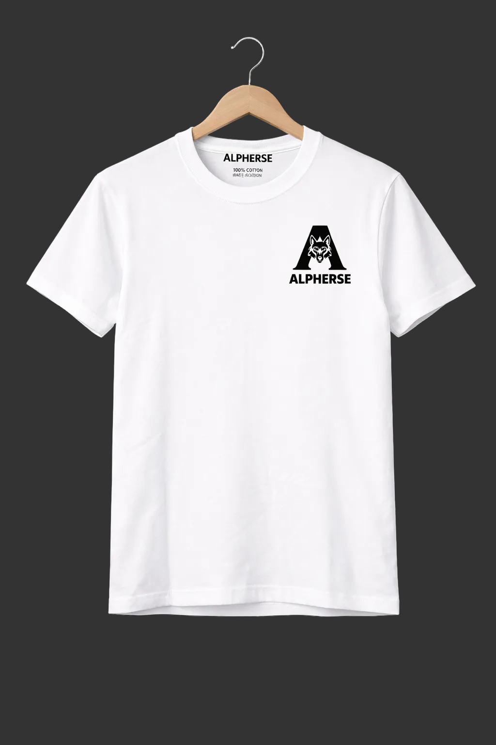 Alpherse Brand minimal Cotton Tshirt